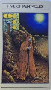 PENTACLES five